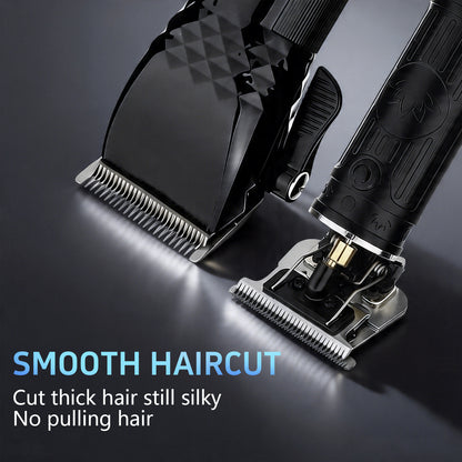 Amuliss Hair Clippers for Men,Professional Barber Clippers and Trimmer Set,Mens Cordless Hair Clipper for Barber,T-Blade Trimmer Set