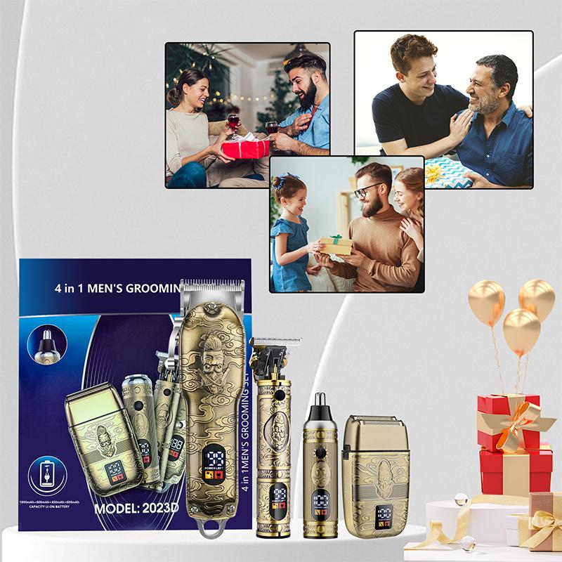 Hair Clippers for Men,T-Blade Trimmer,Nose Hair Trimmer,Hair Shaver Set,Clippers for Men Professional,Clippers for Hair Cutting,Electric Razor for Men, LCD Display